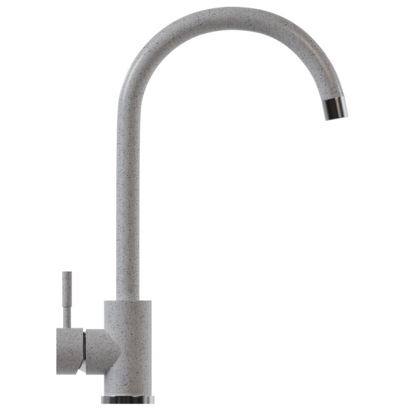 Смеситель для кухни MIXLINE ML-GS15 35к (310) серый высок. излив (550691)