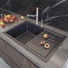 Мойка MIXLINE ML-GM19 с крылом черная (308) 750*500*200мм NEW (551982)