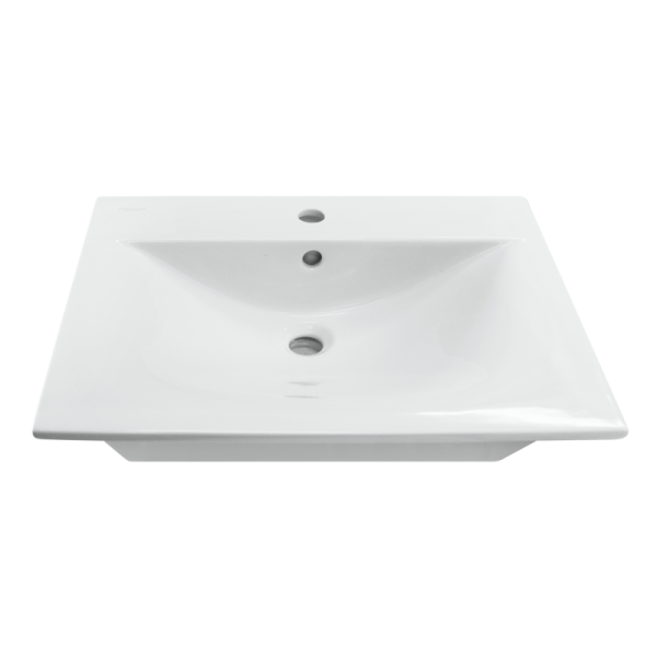 Раковина накладная MIXLINE "Breeze 60" белая, без кроншт (Sanita Luxe) (554362)