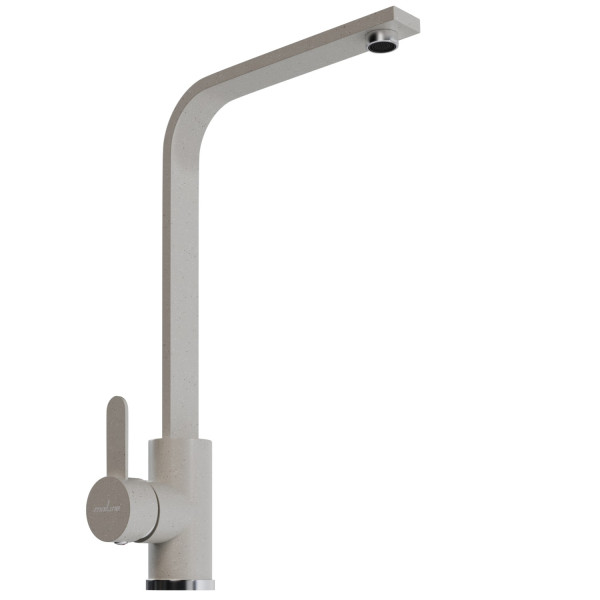 Смеситель для кухни MIXLINE ML-GS14 35к (331) белый высок. излив (550683)