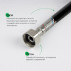 Гибкая подводка IDDIS Optima Home F1/2xF1/2, SS304, латунь, 0,5 м (926ABS05ZP)