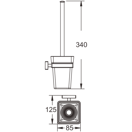 Крючок тройной BELZ (B90315-3)