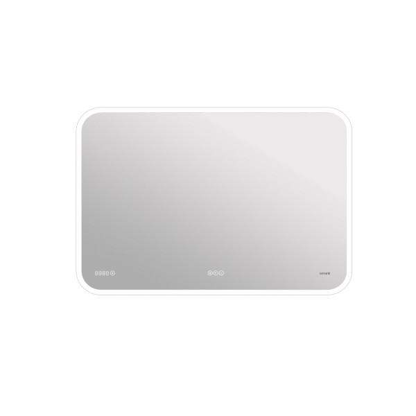 Зеркало Cersanit LED 070 design pro 100x70 с подсветкой bluetooth часы с антизапотеванием прямоугол