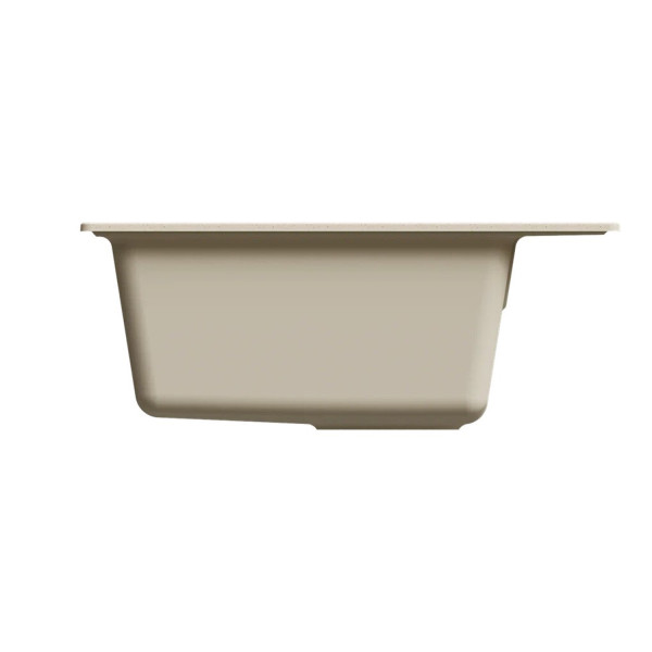 Мойкa MIXLINE МЛ-ГМУ04 (ML-GMU04) УЛЬТРА прямоугольная, бежевый камень, 565*495 мм (глуб. чаши 175) (556724)