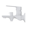 Смеситель для ванны 35k MIXLINE МЛ15-01 (ML15-01W) БЕЛЫЙ (556667)