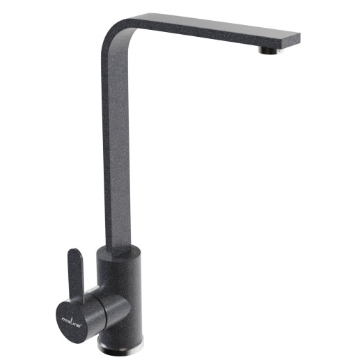 Смеситель для кухни MIXLINE ML-GS14 35к (309) темно-серый высок. излив (550680)