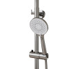 Душевая система MIXLINE "Swan White" ML41-06 35к излив лейка 3 позиции+лейка "Тропический душ" белый/хром (554242)