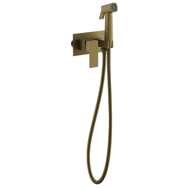Смеситель BELZ с гигиенической лейкой золотой (B55808-5)