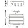 Мыльница металлическая BELZ (B90102-1)