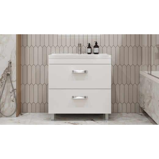 Тумба напольная Velvex Orlando 80 белый матовый под умывальник rkCla.80-81 (Classica 80) (tn.ORL.CLA.80.2Y белый матовый)