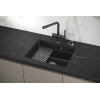 Кухонная мойка GRANULA Kitchen Space (5501U, ШВАРЦ)