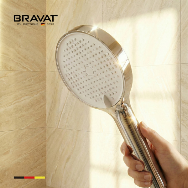 Лейка для душа цвет хром BRAVAT (D2272CP-SW)