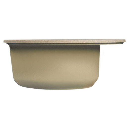 Мойкa MIXLINE МЛ-ГМС102 (ML-GMS102) СТАНДАРТ круглая, бежевый (328), 500 мм (глуб. чаши 170) (558088)