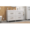 Тумба напольная Velvex Orlando 120 белый матовый под раковину rkCla.120-81 (Classica) (tn.ORL.CLA.120.4Y белый матовый)