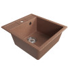 Мойка MIXLINE ML-GM28 терракотовая (307) 450*500*190мм NEW (552095)