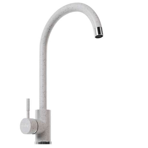 Смеситель для кухни MIXLINE ML-GS15 35к (328) бежевый высок. излив (550692)