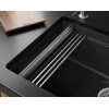 Кухонная мойка GRANULA KITCHEN SPACE RINZER кварц (5505RU, ЧЁРНЫЙ)