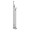 Полотенцесушитель MIXLINE водяной STAR 2 150/15 (1/2" ВР,вентиль угловой 3/4"х1/2" вн/нар) (556255)