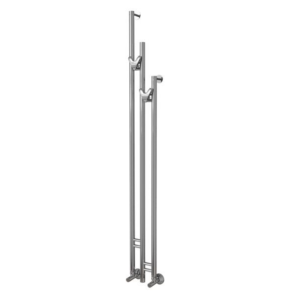 Полотенцесушитель MIXLINE водяной STAR 2 150/15 (1/2" ВР,вентиль угловой 3/4"х1/2" вн/нар) (556255)
