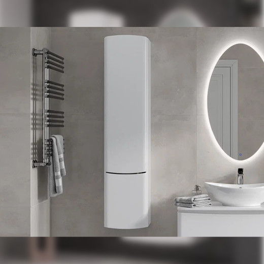 Шкаф Velvex  Luna 350 навесной белый (pp.LUN.35)