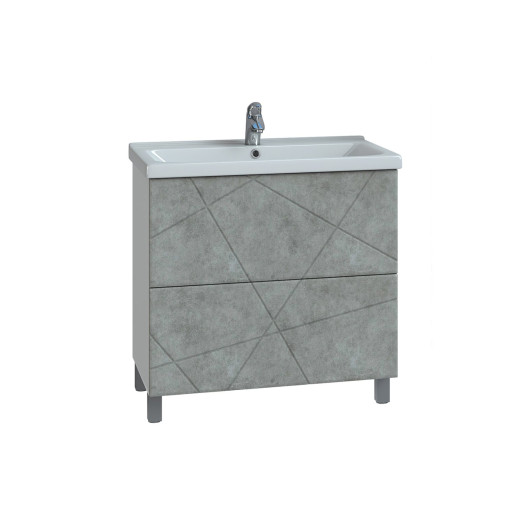 Тумба VIGO Geometry 700-0-2 бетон под раковину 4620008197746 (Фостер) (tn.bsf.GEO.FOS.70.2Y бетон)