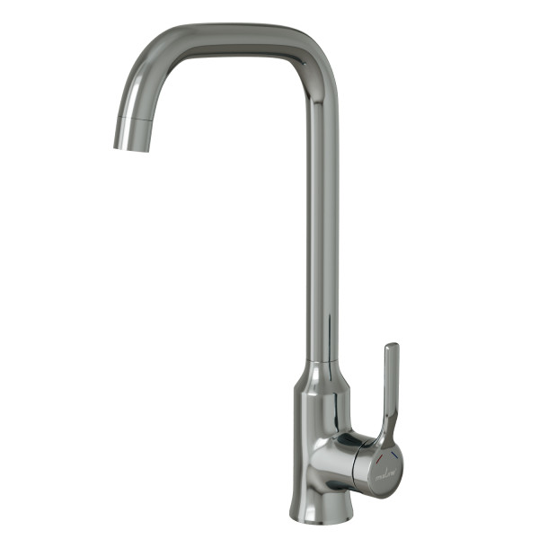 Смеситель для кухни MIXLINE ML40-032 "Flat" 35k высокий излив боковая ручка (553906)