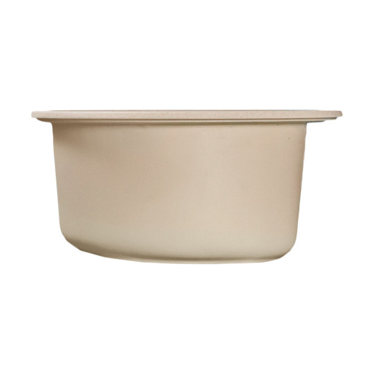 Мойкa MIXLINE МЛ-ГМС101 (ML-GMS101) СТАНДАРТ круглая, бежевый (328), 480 мм (глуб. чаши 190) (558082)