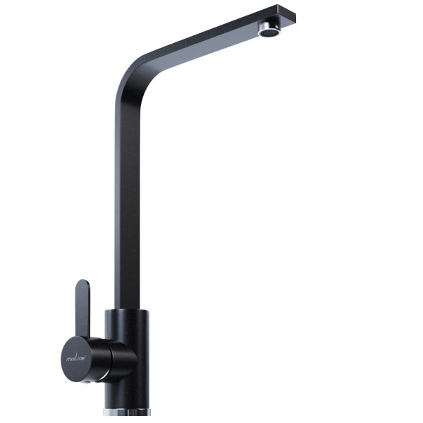 Смеситель для кухни MIXLINE ML-GS14 35к (343) антрацит высок. излив (550686)