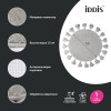 Коврик для ванной комнаты, 55 см, микрофибра, серый IDDIS (DTR01P5i12)