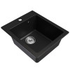 Мойка MIXLINE ML-GM14 ультра-черная (344) 420*500*190мм NEW (551910)