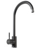 Смеситель для кухни MIXLINE ML-GS15 35к (308) черный высок. излив (550689)
