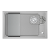 Кухонная мойка GRANULA KITCHEN SPACE RINZER кварц (7309RU, АРКТИК)