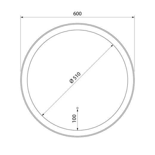 Зеркало IDDIS с подсветкой EsperE 60 см (SP600Ri98)