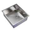 Мойка подст.монтаж 50х44 (3,0) вып 3 1/2 MIXLINE PRO 20см с сифоном (сатин) (548568)
