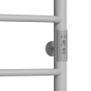 Полотенцесушитель MIXLINE МИРА 80х50 (таймер, 336 Вт, 5 перекладин + ПОЛКА) электрический БЕЛЫЙ (556356)