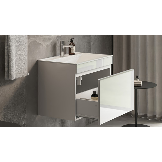 Тумба подвесная Velvex Pulsus 70 Белая под раковину rkPUL.70-81 (Pulsus) (tp.PUL.PUL.70.1Y белый глянец)