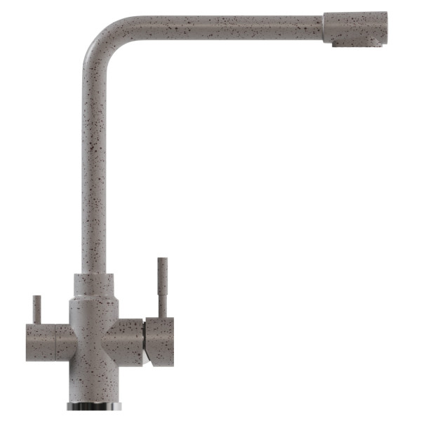 Смеситель для кухни MIXLINE ML-GS13 35к (328) бежевый с вых. для питьевого фильтра (550670)