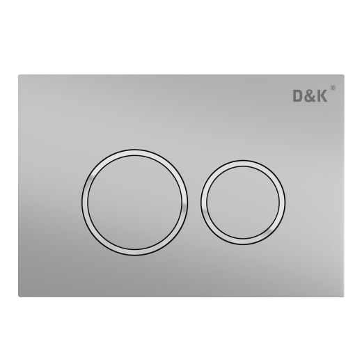 Комплект D&K Унитаз подвесной безободковый (торнадо) DT1026516, Инсталляция DI8050127, Клавиша смыва DB1529002 матовый хром (DS1021613)