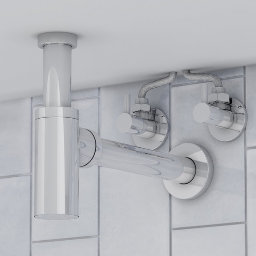 Кран угловой IDDIS Optima Home с отражателем, 1/2; 3/4, кран-букса, латунь (910B0Z4C4CZ)