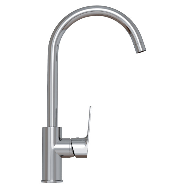 Смеситель для кухни 35k MIXLINE МЛ15-031(ML15-031) выс.излив б/отв бок п/гайку (без подводки) (556663)