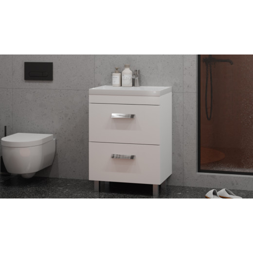 Тумба напольная Velvex Orlando 60 белый матовый под умывальник rkCla.60-81 (Classica 60) (tn.ORL.CLA.60.2Y белый матовый)