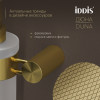 Дозатор для жидкого мыла IDDIS Дюна (Duna) матовое стекло, нержавеющая сталь, золото матовое (DUNMGG0i46)