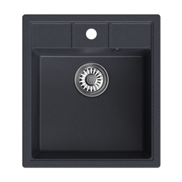 Мойка MIXLINE ML-GM28 антрацит (343) 450*500*190мм NEW (552184)