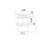 Выпуск для умывальника IDDIS без перелива Optima Home (OPHWS00i88)