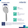 Лейка для душа Milardo 3F Ideal Spa (ILS3FCRM18)