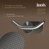 Крючок двойной IDDIS Дюна (Duna) нержавеющая сталь, графит матовый (DUNGM20i41)