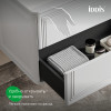 Тумба с умывальником, подвесная, 100 см, белый, Oxford Neo, IDDIS, (OXN10W0i95K)