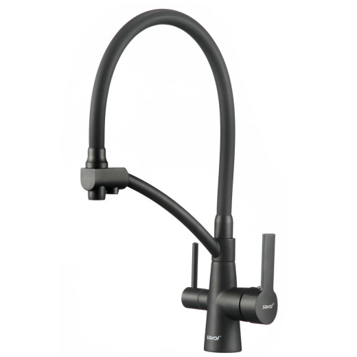 Смеситель  для кухонной мойки под фильтр питьевой воды Savol (S-L1805H-01)