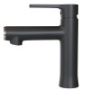 Смеситель для раковины 35k MIXLINE ML23-04 "Round Black" (550747)