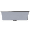 Мойка подст.монтаж MIXLINE ПРО 53х43 (3,0) вып 3 1/2" 22см с сифоном (черный графит НАНО декор) (557734)